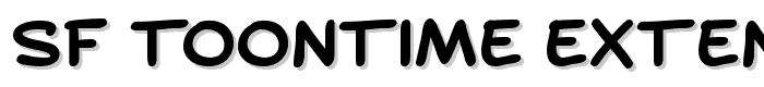 SF Toontime Extended Bold font